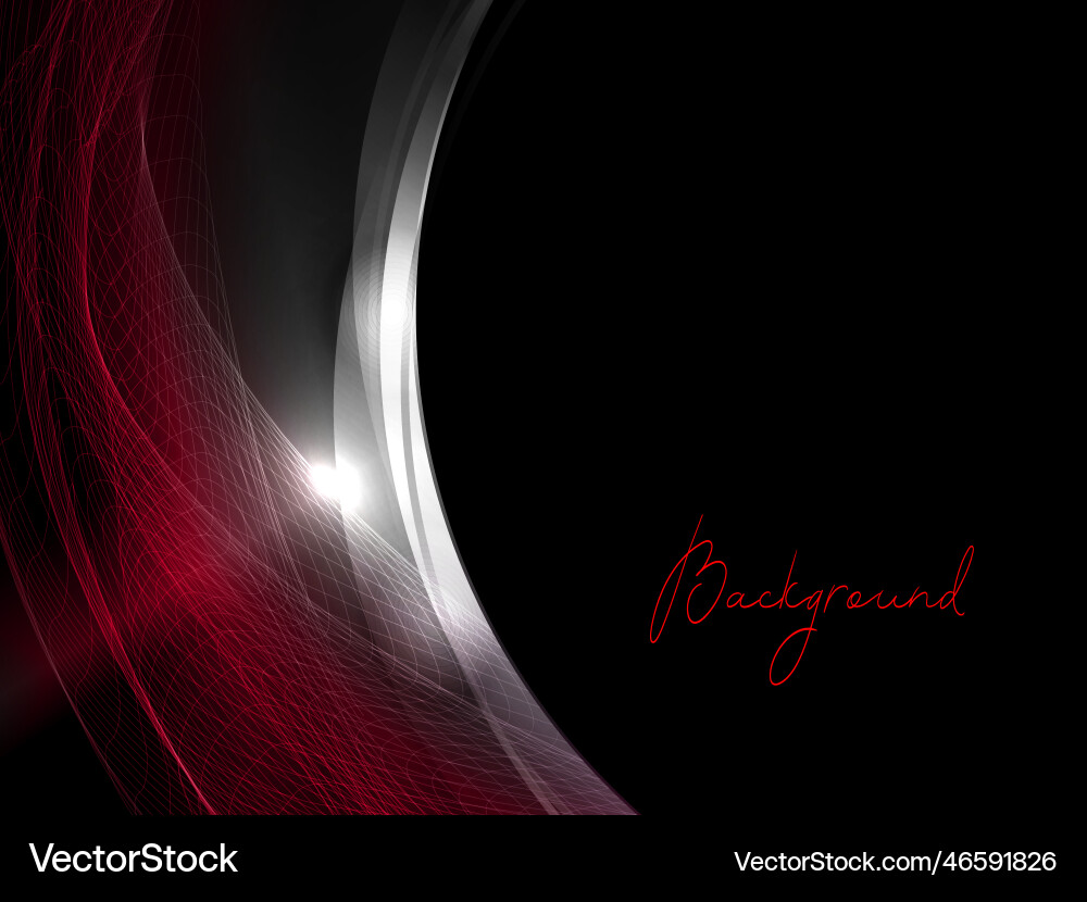Dark composition with round frame element minimal vector image