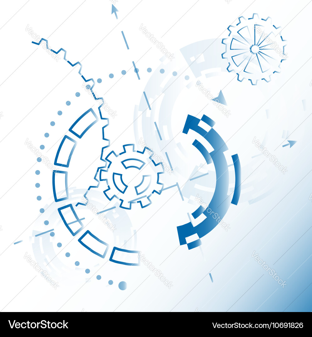 For background with mechanical vector image