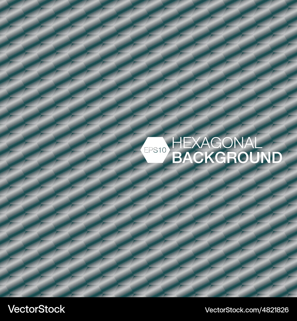 Hexagonal Pattern Background vector image