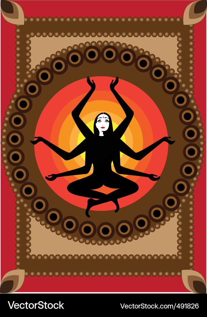 Indian woman Vector Image