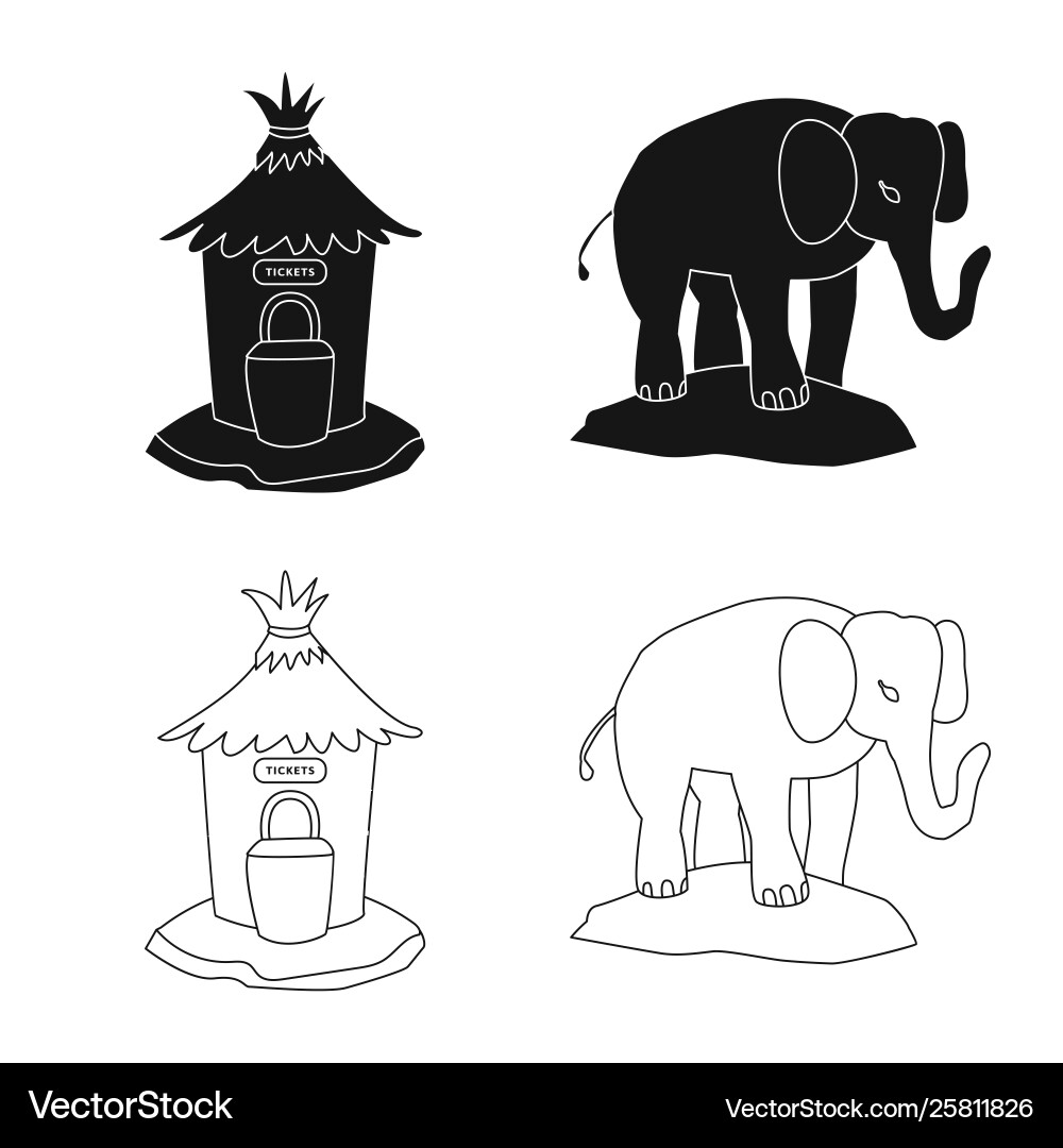 Isolated object nature and fun icon set Vector Image