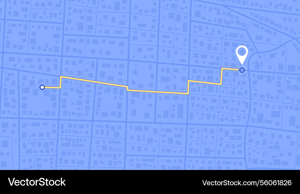 Path from a point to the intended goal Path from a point to the intended goal vector image