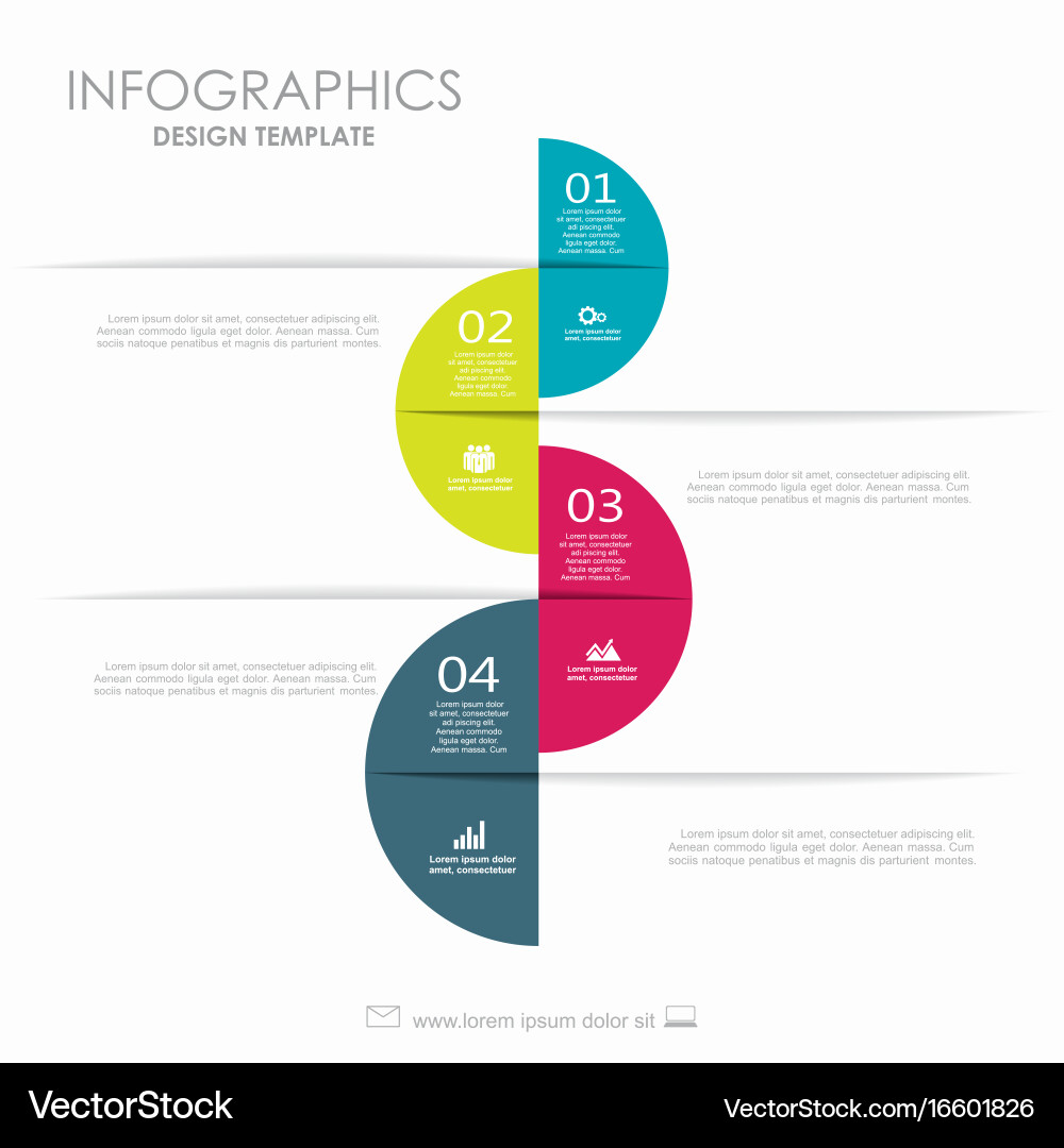 Workflow Diagram Template Vector Image