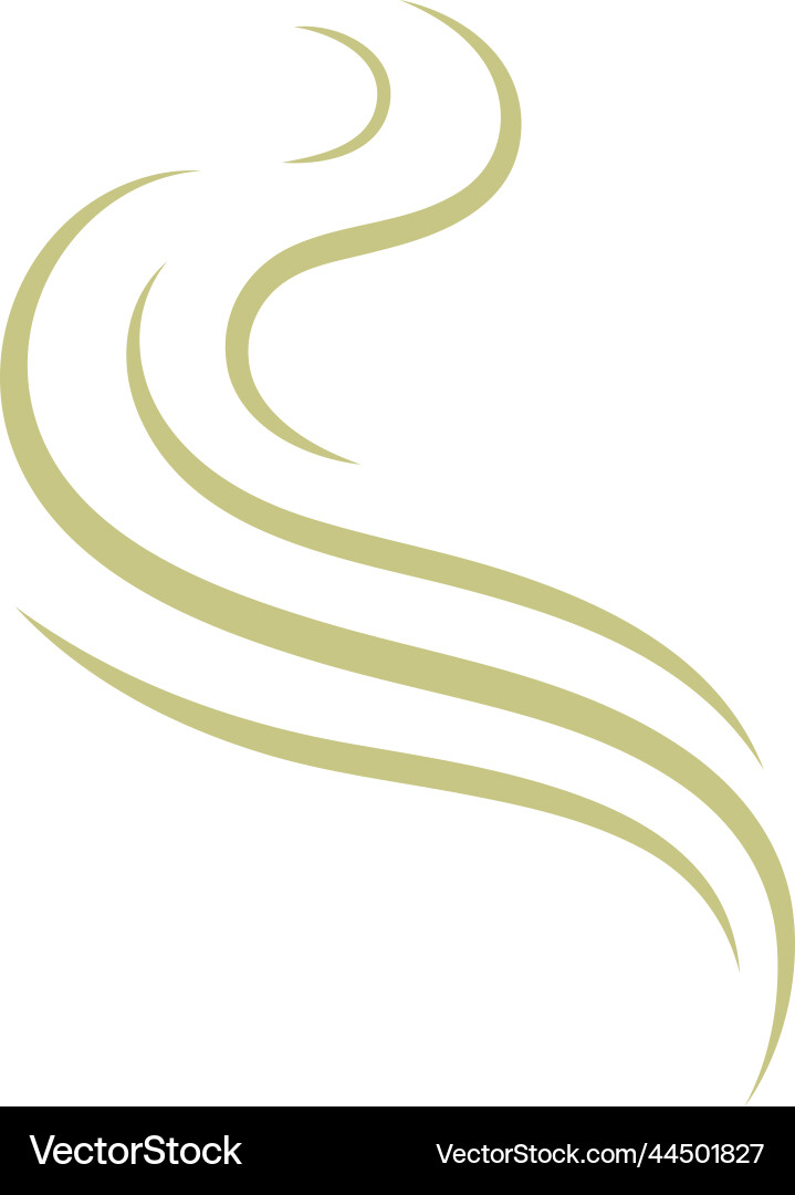 Aroma symbol air scent motion lines icon Aroma symbol air scent motion lines icon vector image