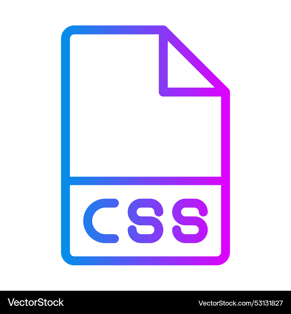 Css Dateityp Dokumentdateien dynamische Steigung Css Dateityp Dokumentdateien dynamische Steigung vektorbild