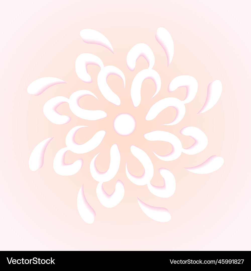 Drawing for tiles circular pattern vector image