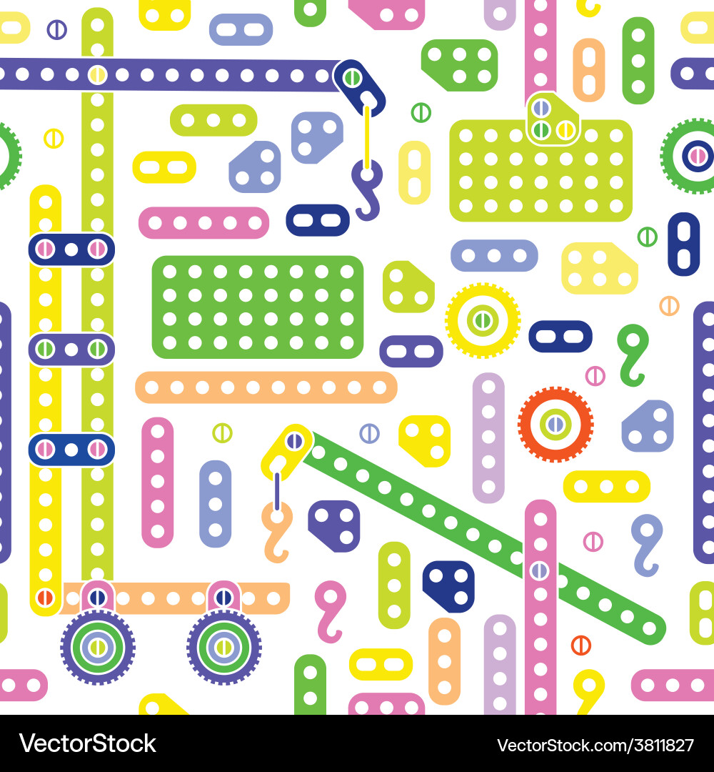 Man pattern with cranes vector image