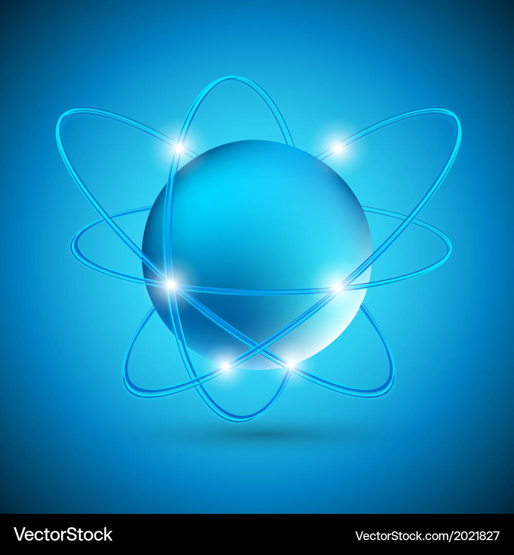 Modern Tech Globe Background vector image