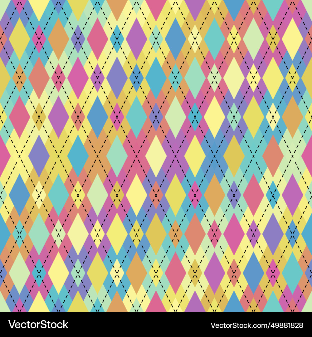 Argyle seamless pattern background Argyle seamless pattern background vector image