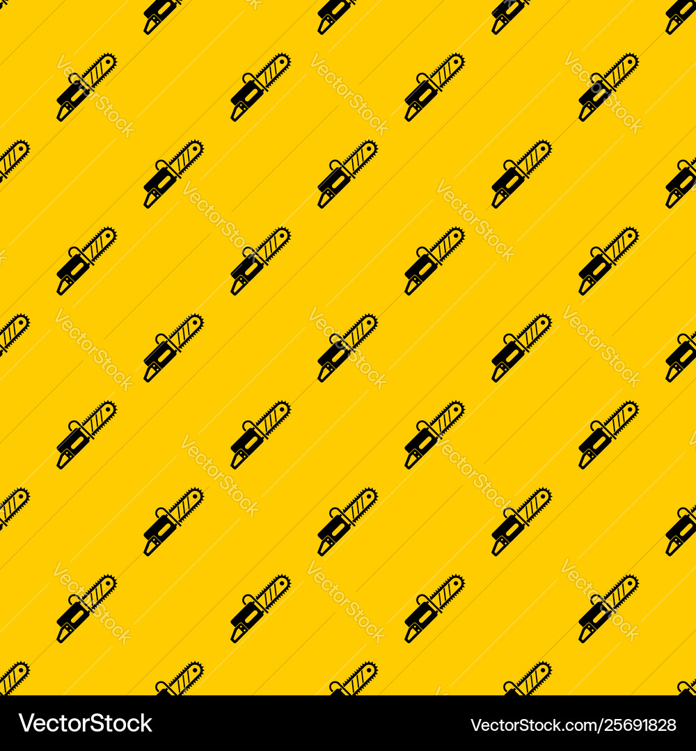 Chainsaw pattern Chainsaw pattern vector image