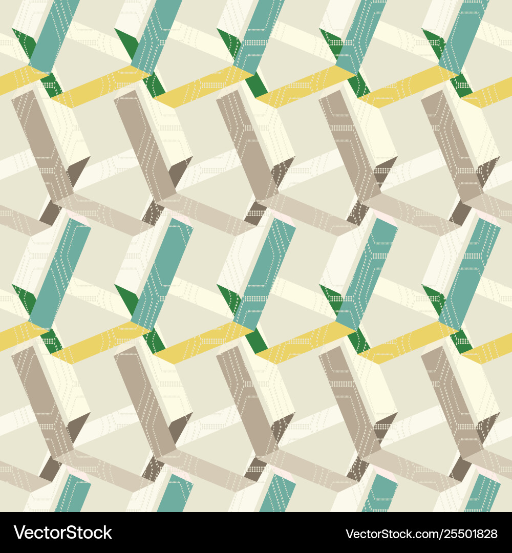 Geometric seamless repeat pattern Geometric seamless repeat pattern vector image