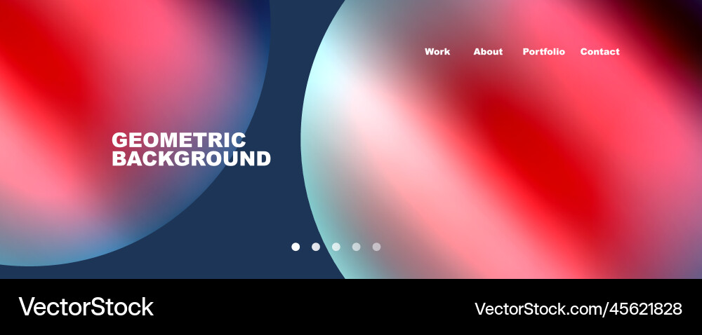 Trendy simple circle gradient abstract background Vector Image