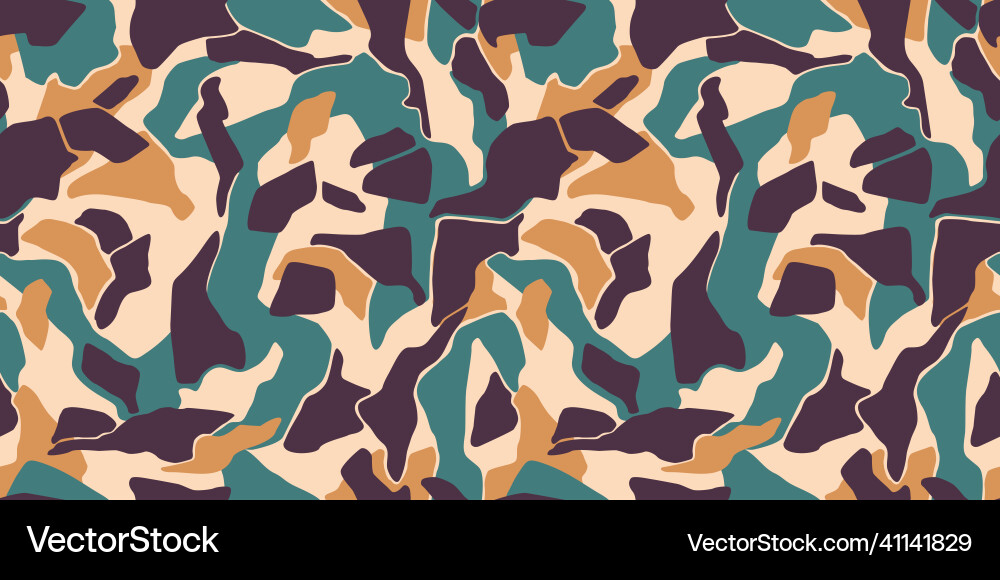 Abstract Camouflage Pattern vector image