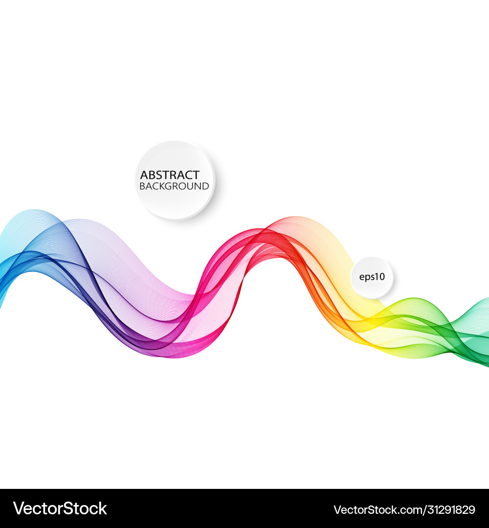 Abstract colorful background with wave Abstract colorful background with wave vector image