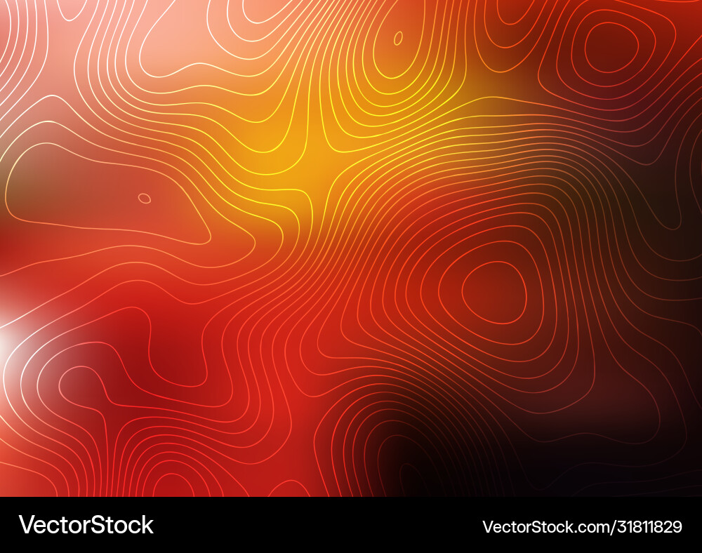 Dynamic Topography Wave Pattern vector image