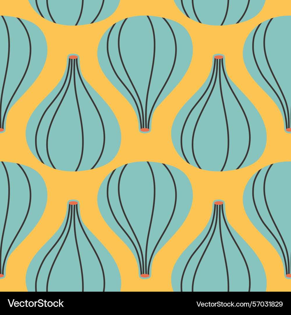 Fig summer pattern on yellow background simple Fig summer pattern on yellow background simple Vector Image