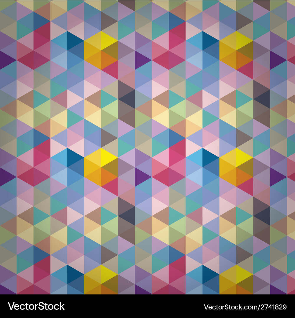 Geometric Triangle Pattern Vector Image