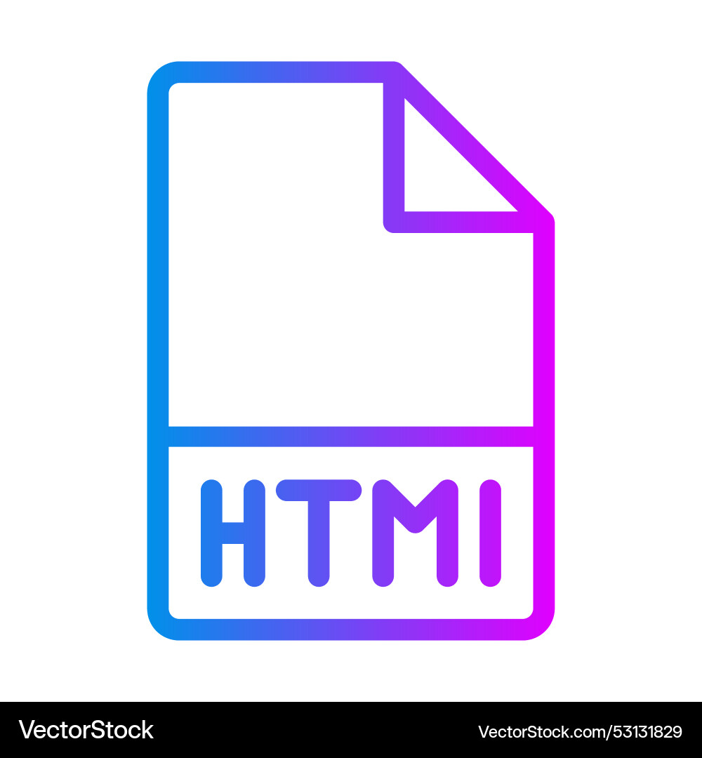 Html Dokument Datei Symbol Gradienten Entwickler Html Dokument Datei Symbol Gradienten Entwickler vektorbild