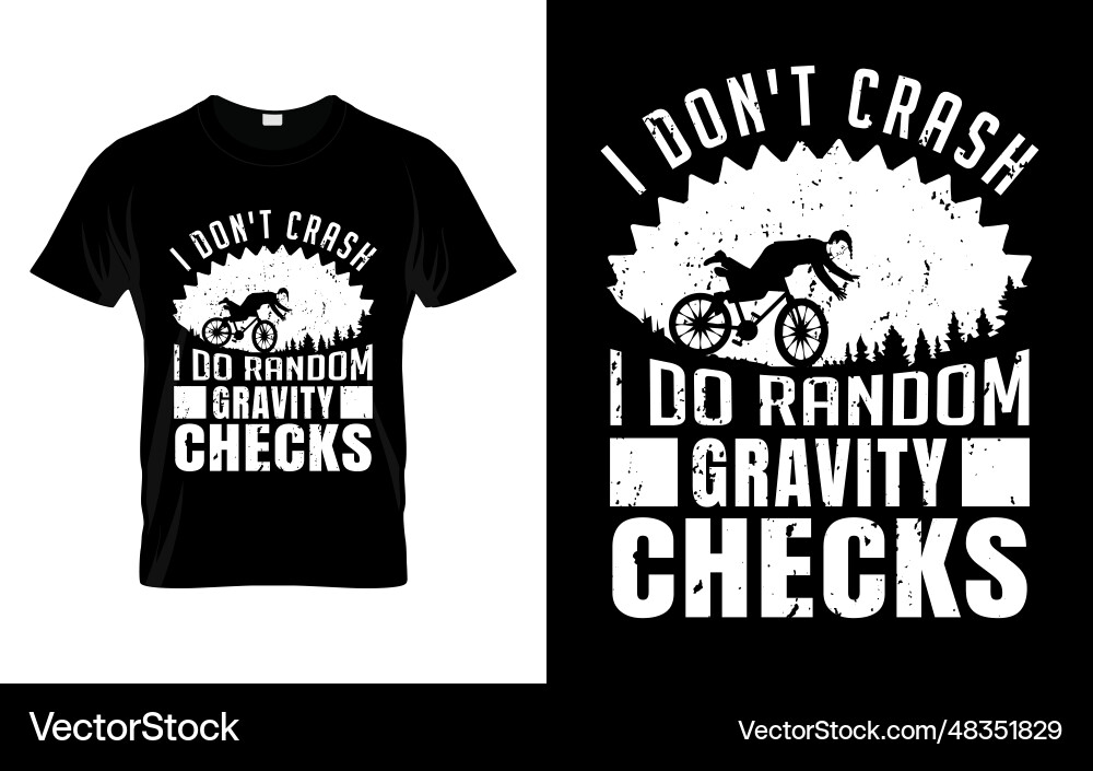 I dont crash do random gravity checks Vector Image