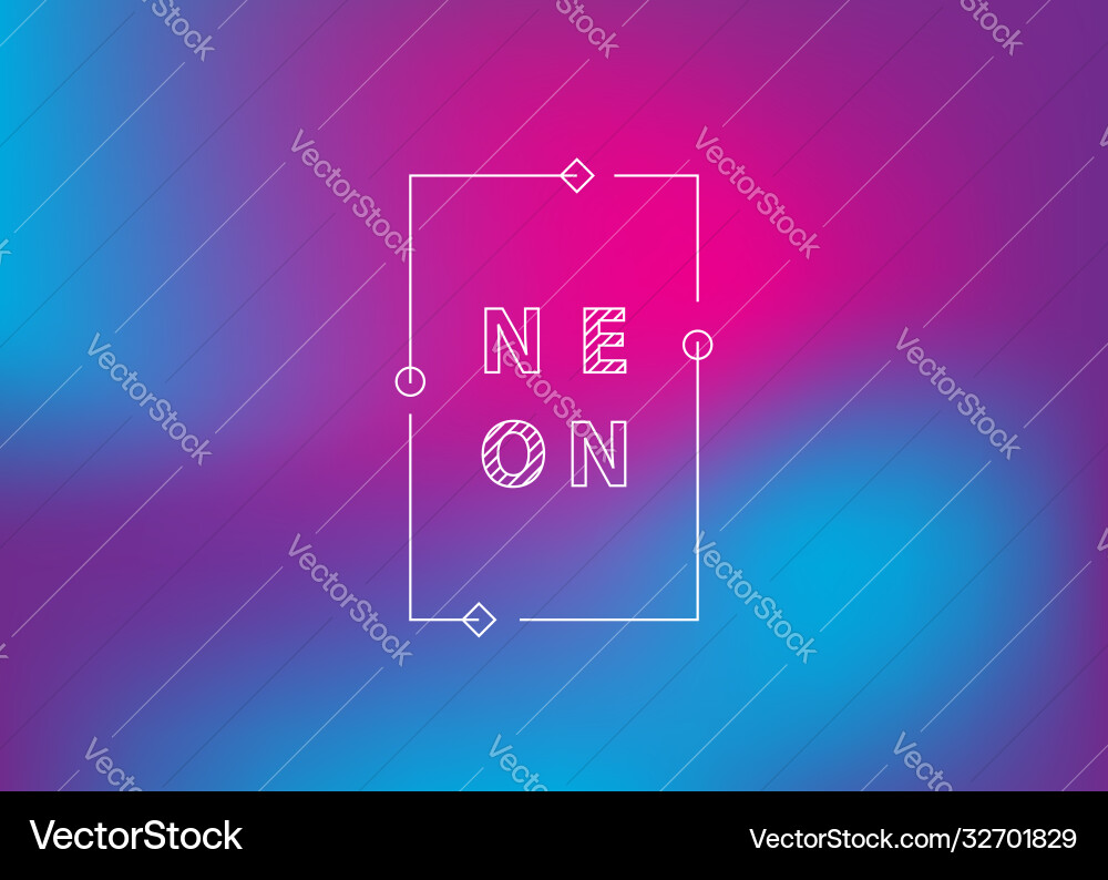 Neon gradient ui ux background trendy web color Neon gradient ui ux background trendy web color vector image