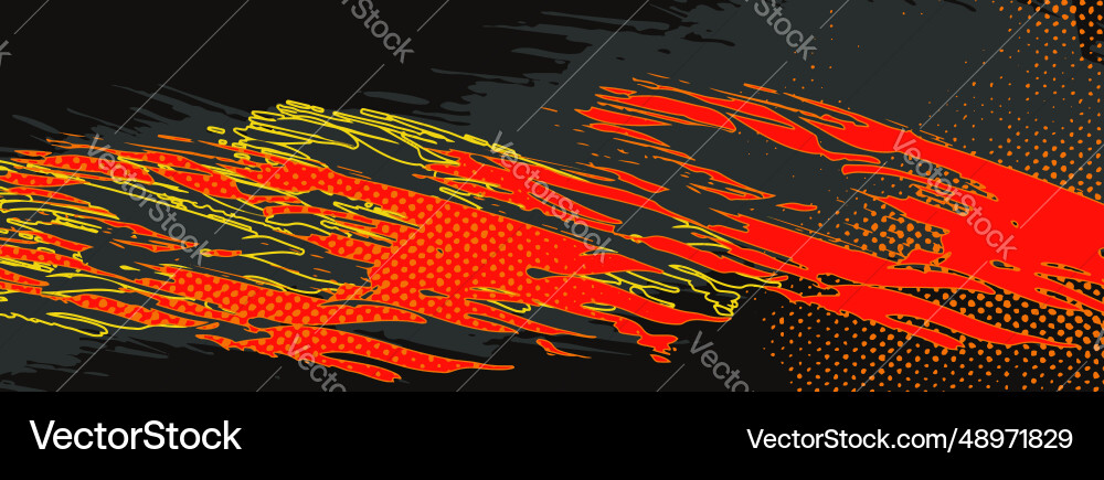 Racing car wrap design custom livery vector image