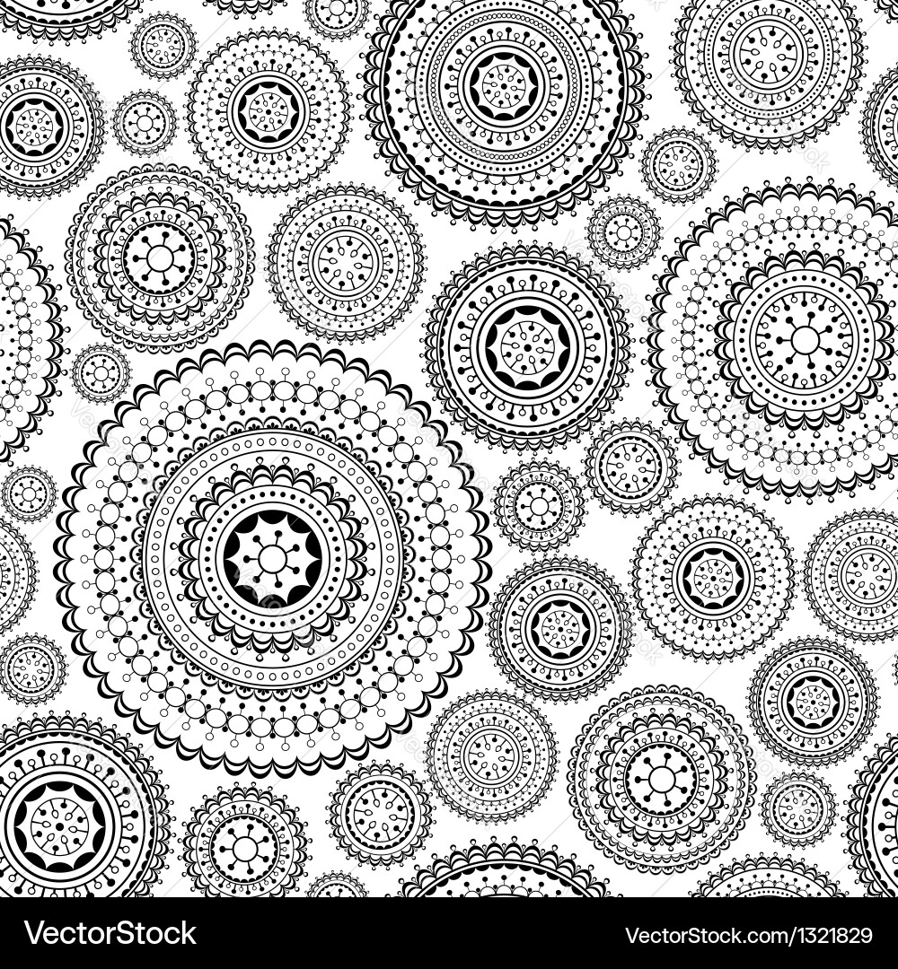 Retro Circle Pattern vector image