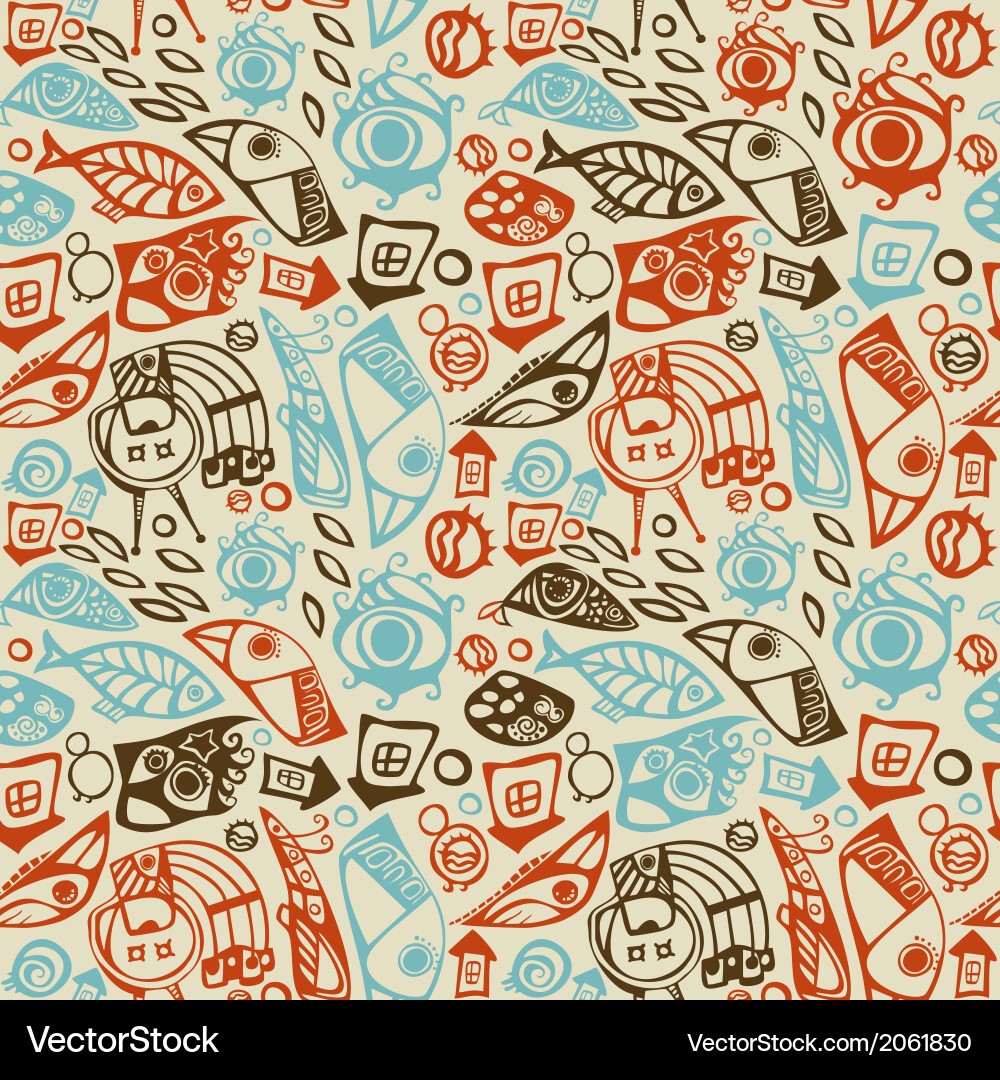 Abstract seamless pattern Vector Image