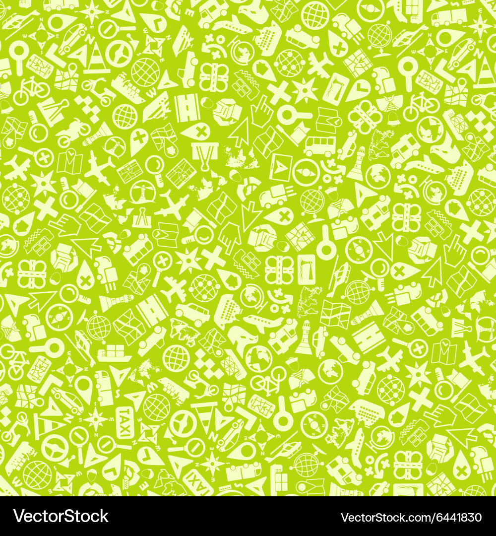 Background of the navigation icons vector image