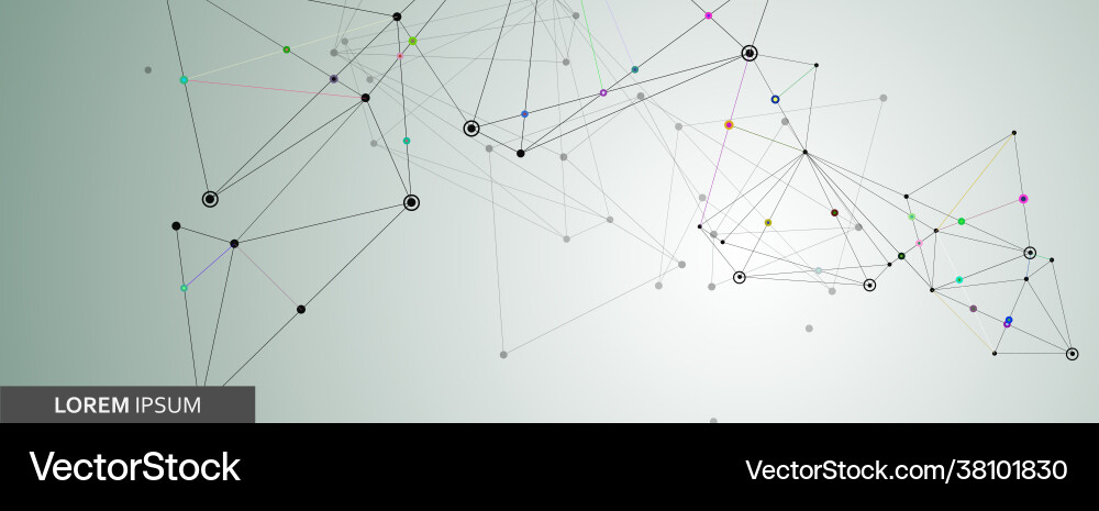 Connected dots and lines internet connection Connected dots and lines internet connection vector image