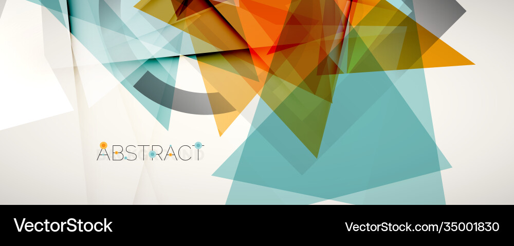 Geometric abstract background color triangle Geometric abstract background color triangle vector image