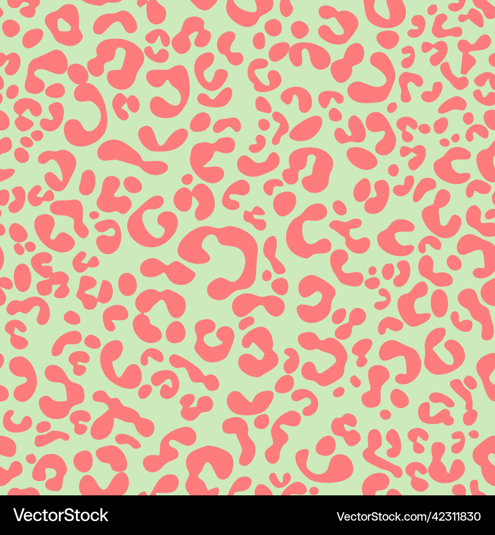 Leopard print seamless pattern Leopard print seamless pattern Vector Image