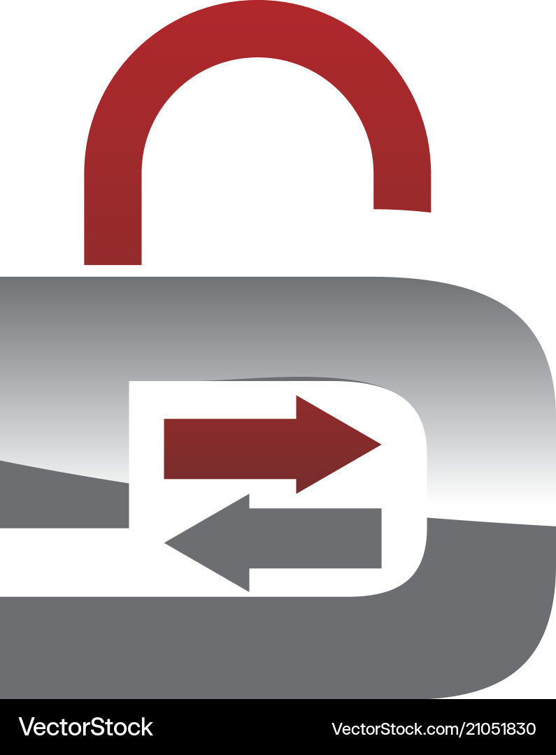 Secure Data Exchange Management vector image