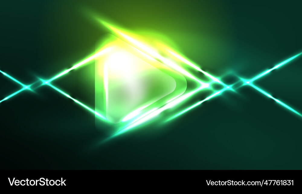 Digital neon abstract background triangles Digital neon abstract background triangles Vector Image