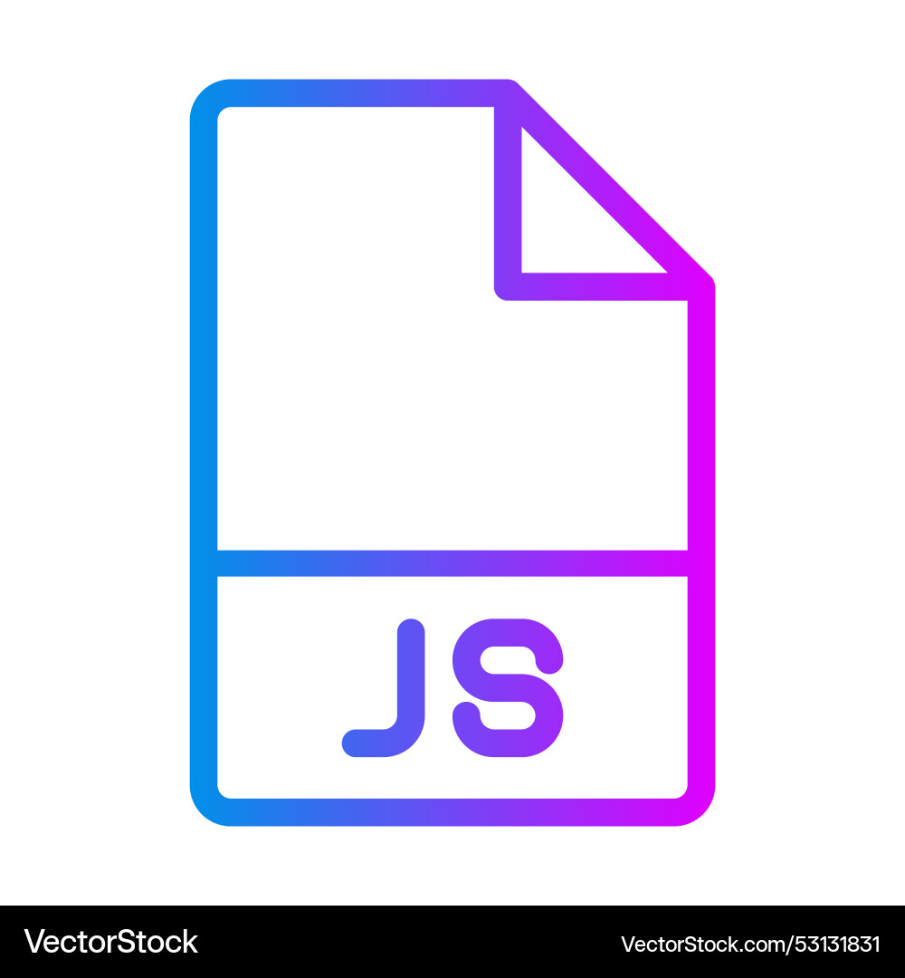 Js Dokument Dateityp Symbol Format trendy Js Dokument Dateityp Symbol Format trendy vektorbild