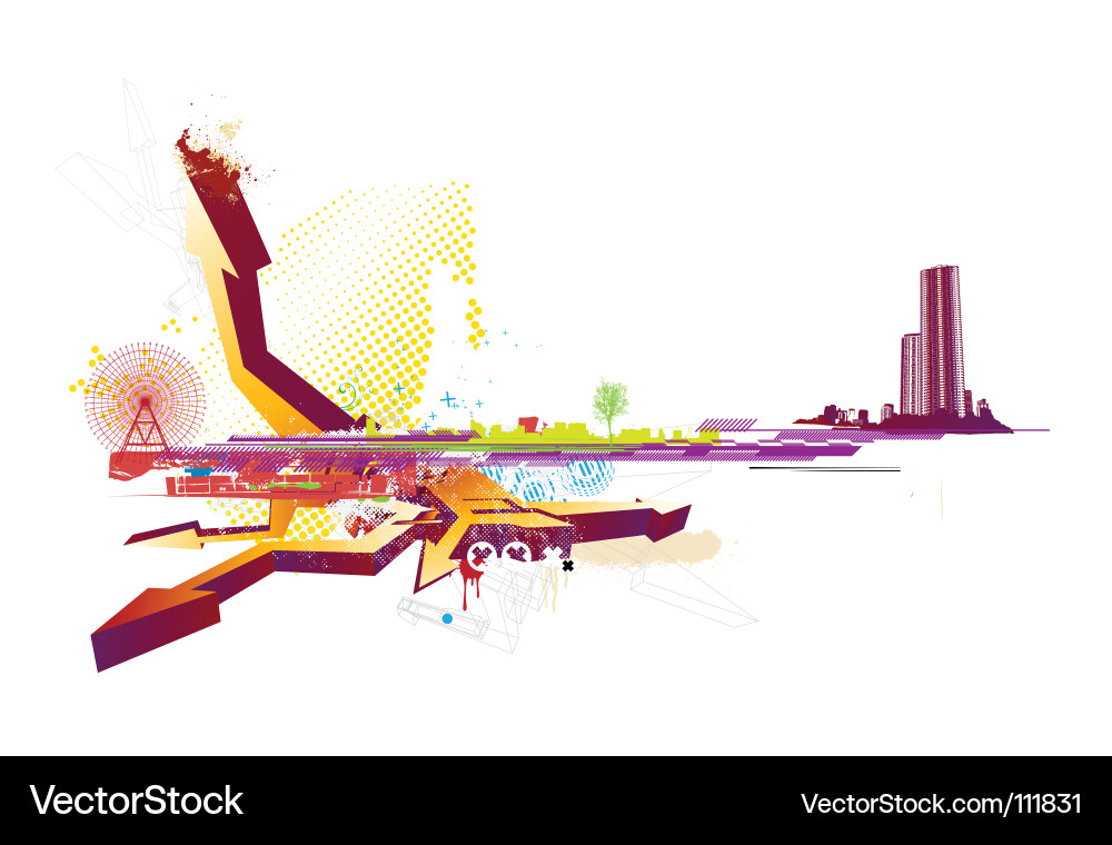 Modern Cityscape Vector Image