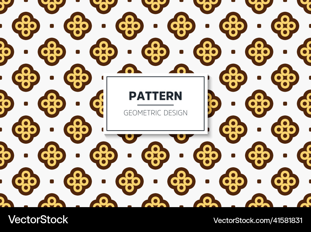 Seamless geometric pattern with colorful elements Vector Image
