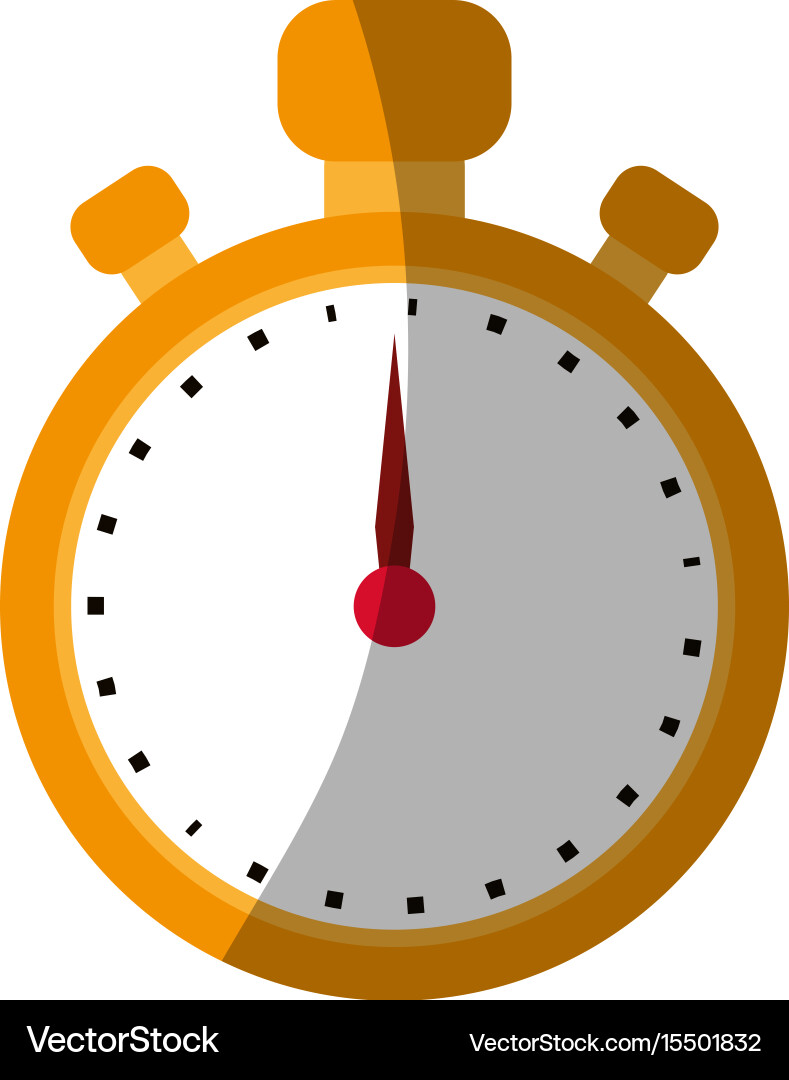 Analog chronometer icon image vector image