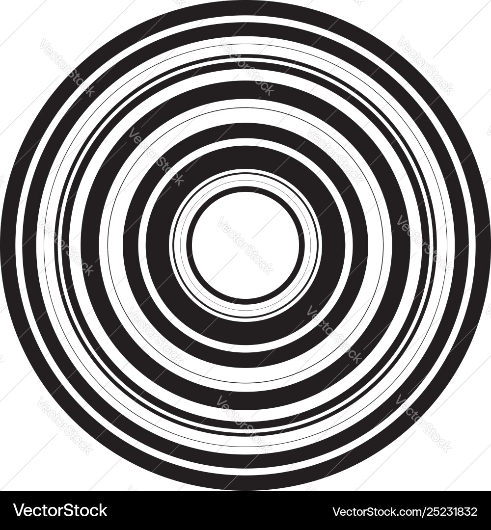 Concentric Ripple Abstract Background Vector Image