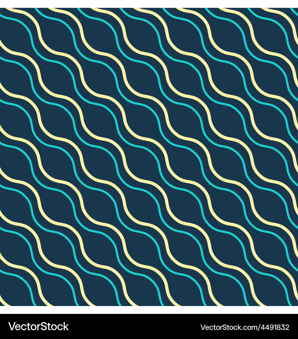 Diagonal Wave Pattern - Abstract vector image