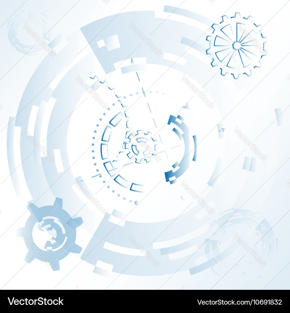 For background with mechanical Vector Image