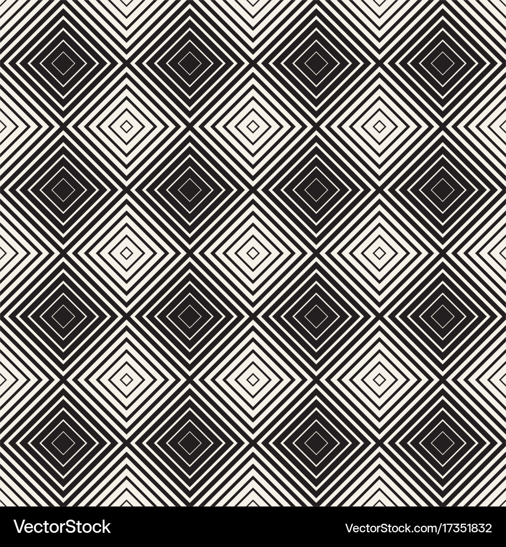 Seamless pattern with lines lattice vector image