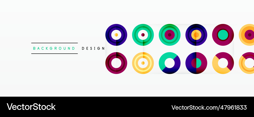 Abstract background with circle symmetric grid Abstract background with circle symmetric grid vector image