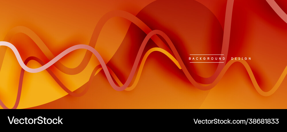 Abstract gradient background with wave line Abstract gradient background with wave line Vector Image