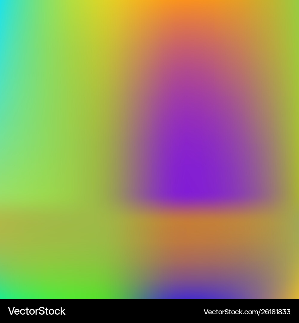 Gradient mesh painted in different colors vector image