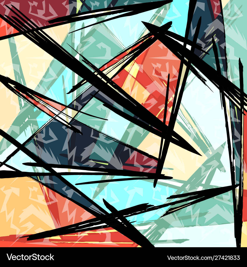 Psychedelic Abstract Pattern Vector Image