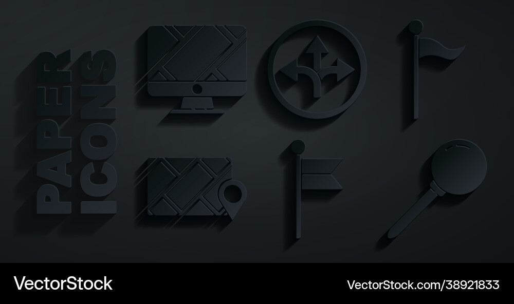 Set location marker city map navigation push pin Set location marker city map navigation push pin vector image