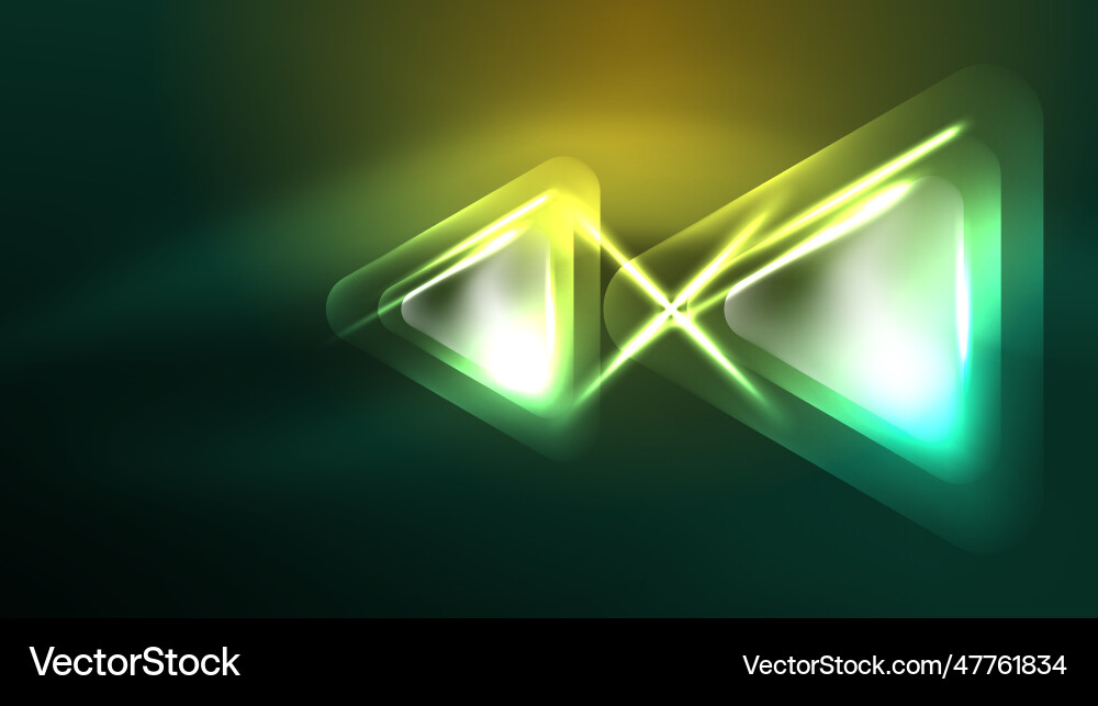 Digital neon abstract background triangles Digital neon abstract background triangles Vector Image