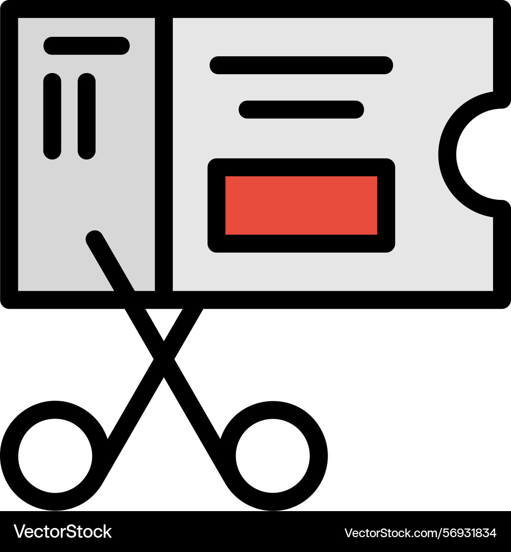 Discount code line filled style icon design Vector Image