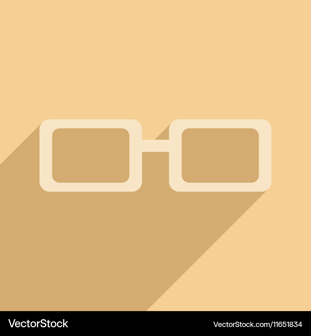 Flat with shadow icon and mobile application vector image