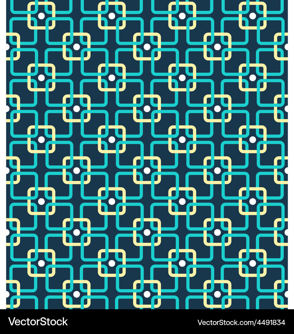 Seamless abstract pattern with squares vector image